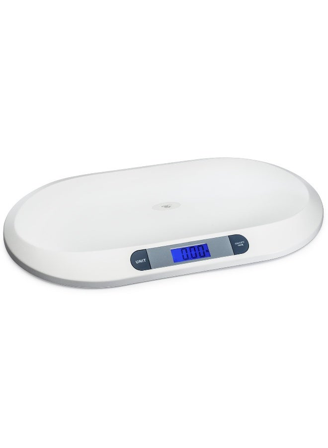 Smart Weigh Comfort Baby Scale Digital with Large Backlit LCD Display, 3 Weighing Modes and Tare Feature, 20 kg / 44 lb, for Infant, Baby and Toddler - Image 4
